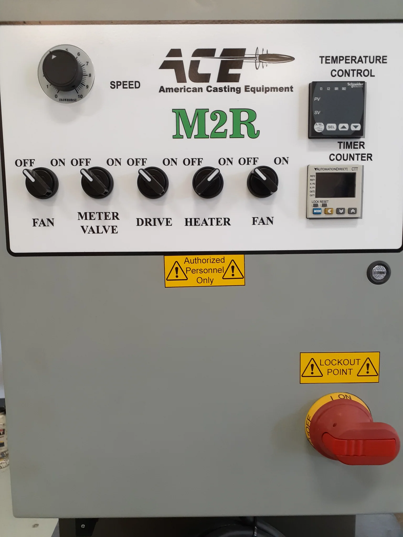 ACE M2R casting machine for .45 ACP bullet production